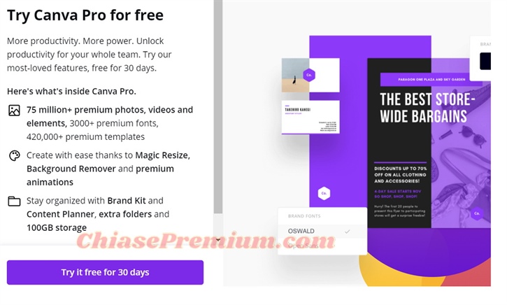 Cách Tạo Tài Khoản Canva Pro Miễn Phí (cập nhật 2022) | Hướng dẫn bởi ChiasePremium.com