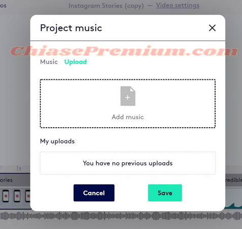 Adding/Uploading Audio | Biteable | ChiasePremium.com