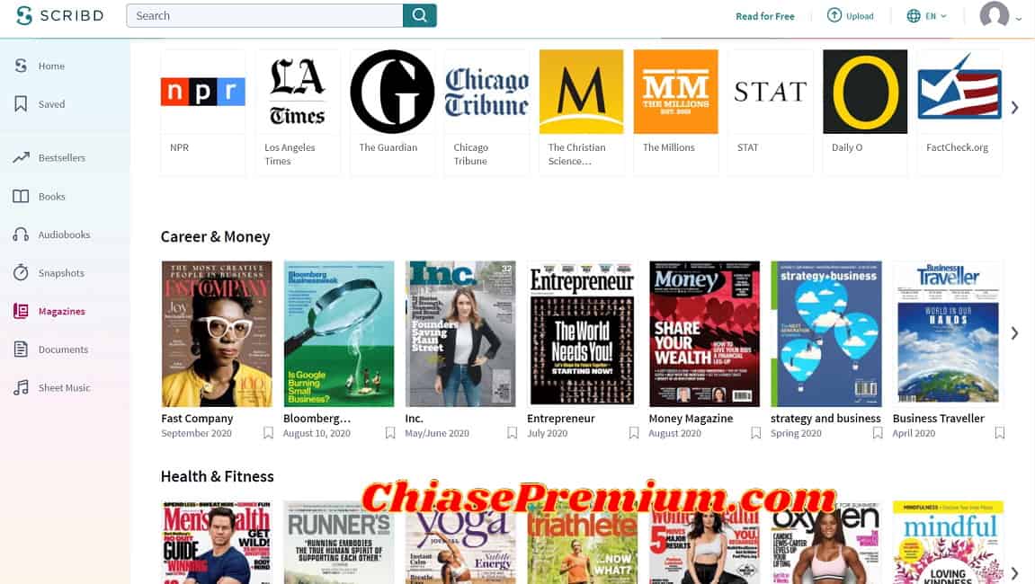 Scribd gives readers access to 1,000 magazines - Truy cập hơn 1000 tạp chí trên Scribd
