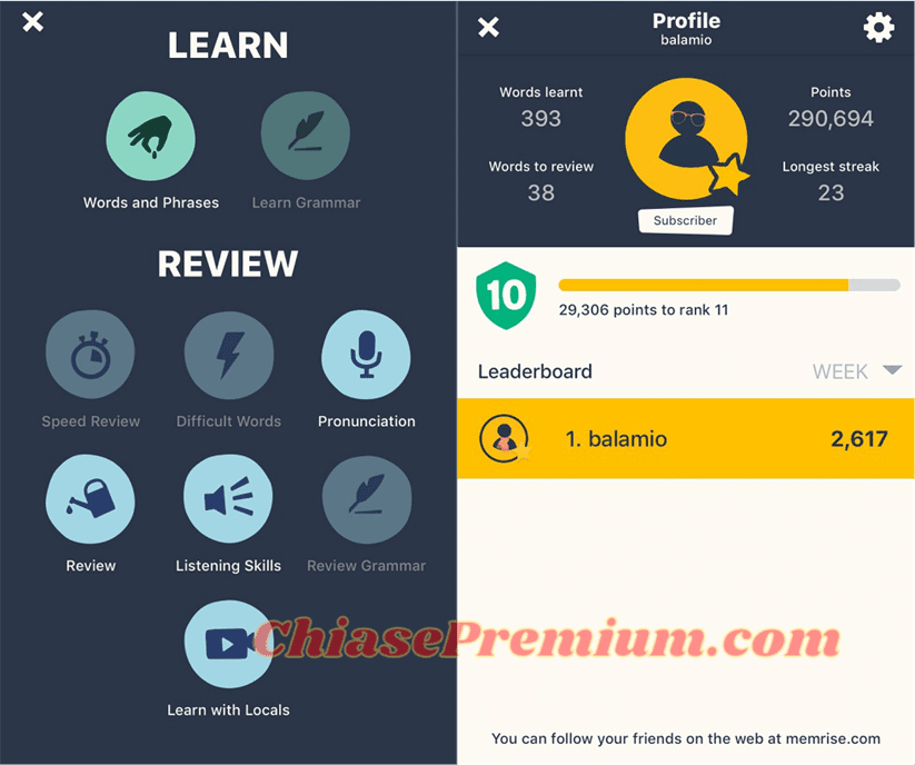 Học nhiều ngoại ngữ với ứng dụng Memrise 7 Memrise co tinh nhac nho va dat muc tieu hoc tap moi ngay - Học nhiều ngoại ngữ với ứng dụng Memrise