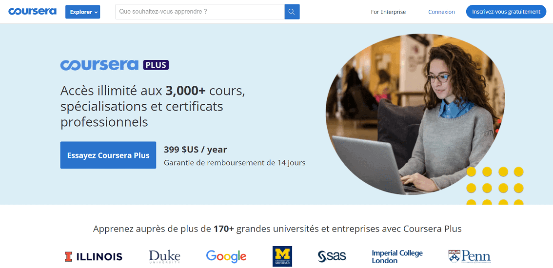Tài khoản Coursera Plus có phí gần 400 đô la/năm