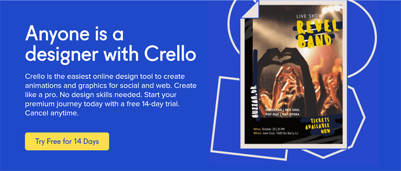 Công cụ thiết kế đồ họa trực tuyến: Crello | VistaCreate - ChiasePremium.com