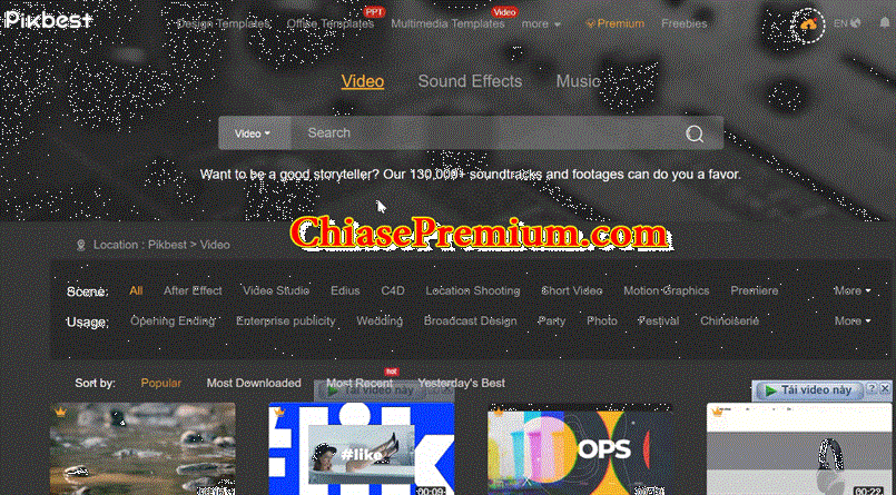 Hướng dẫn sử dụng và hỗ trợ tải file Pikbest premium miễn phí 2020 Tai nguyen Multimedia Templates tren Pikbest - Hướng dẫn sử dụng và hỗ trợ tải file Pikbest premium miễn phí 2020