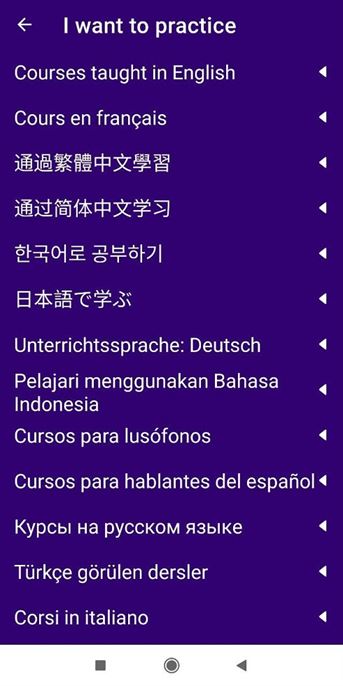 Các ngôn ngữ mà LingoDeer Plus hỗ trợ