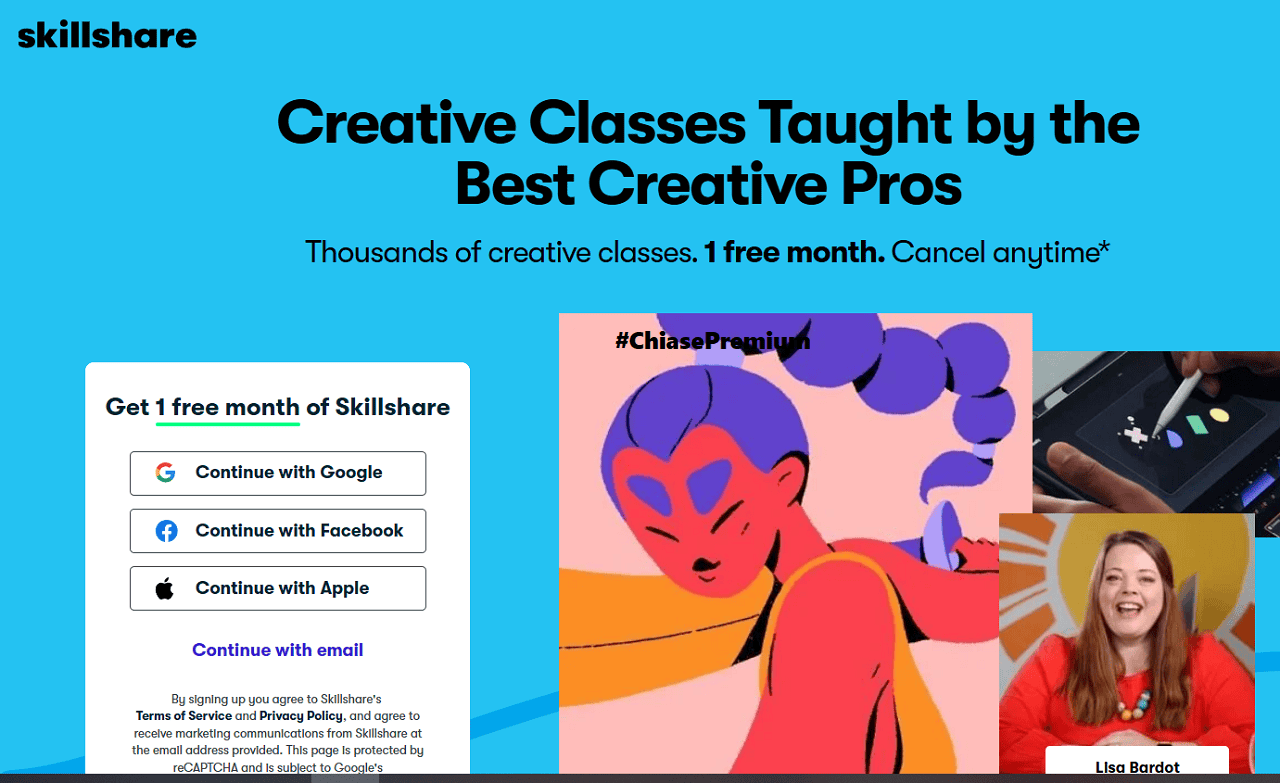 Cách đăng ký tài khoản Skillshare premium miễn phí