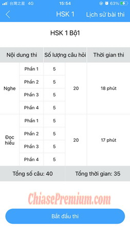 Đánh giá và chia sẻ tài khoản SuperTest (HSK Online)- tiếp theo.