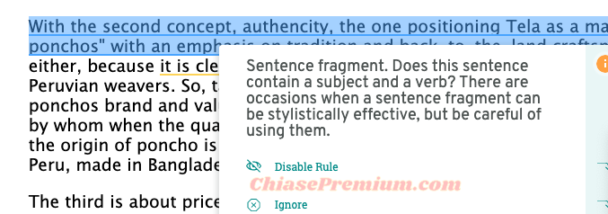 ProWritingAid giúp bạn sửa các câu dài khá là "ngon nghẻ"