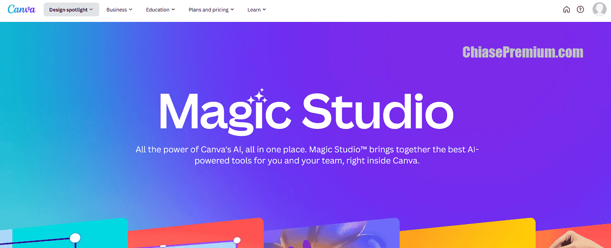 Magic Studio là một bộ công cụ tích hợp trong Canva, sử dụng trí tuệ nhân tạo (AI) để hỗ trợ người dùng trong quá trình thiết kế.