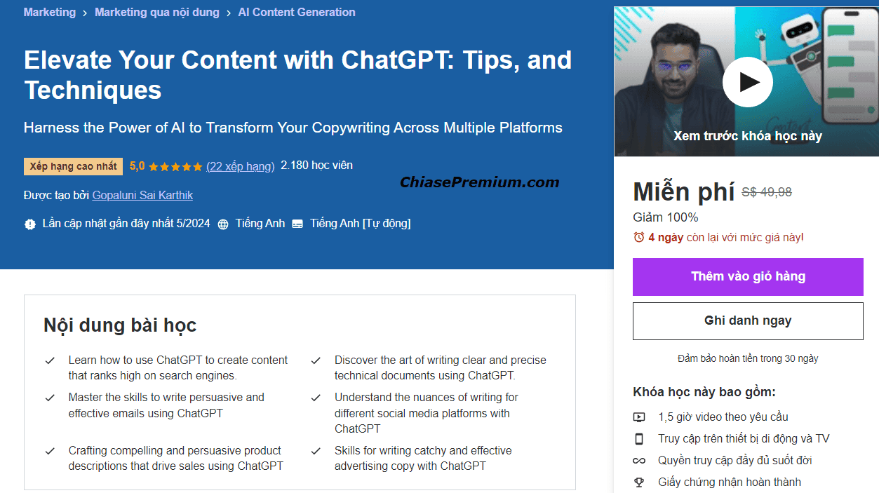 Cách sử dụng ChatGPT viết content