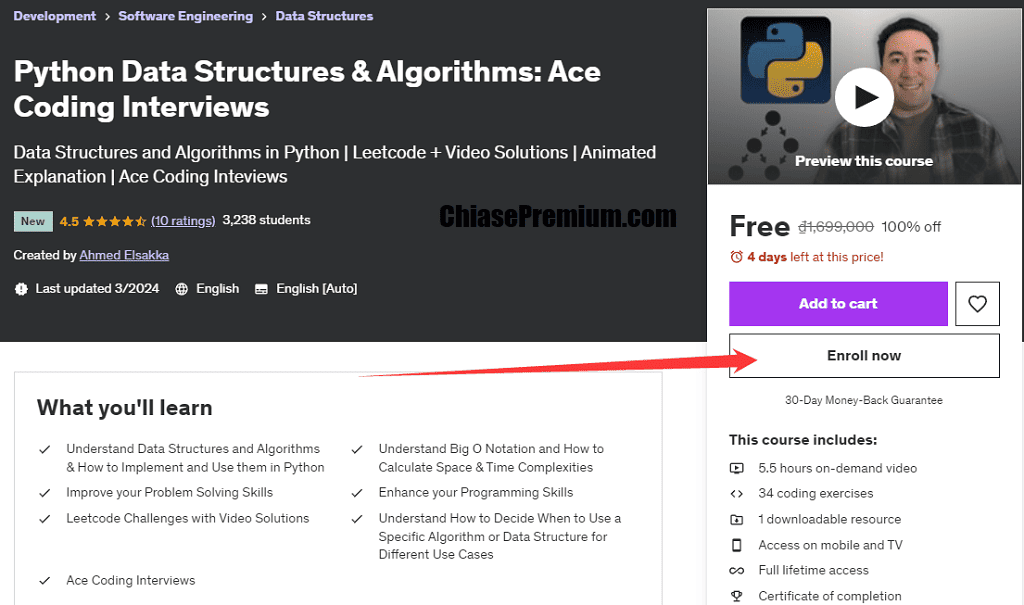 Python Data Structures & Algorithms: Ace Coding Interviews