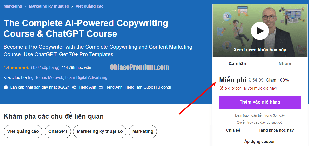 The Complete AI-Powered Copywriting Course & ChatGPT Course