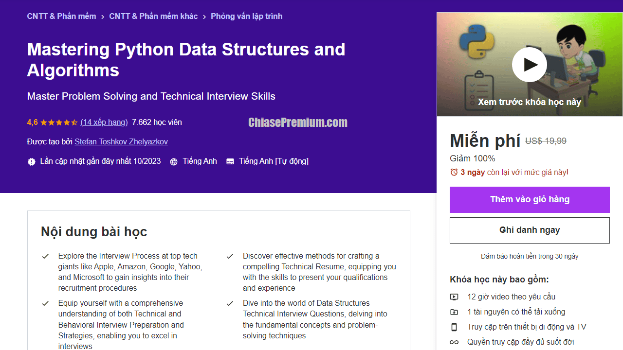 Mastering Python Data Structures and Algorithms
