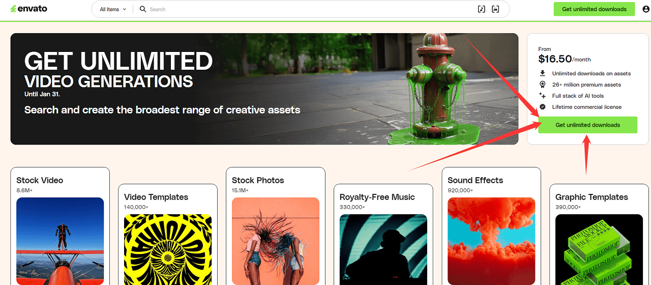 Hướng dẫn đăng ký Envato Elements