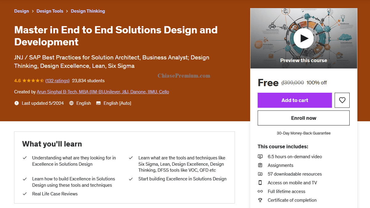 Master in End to End Solutions Design and Development