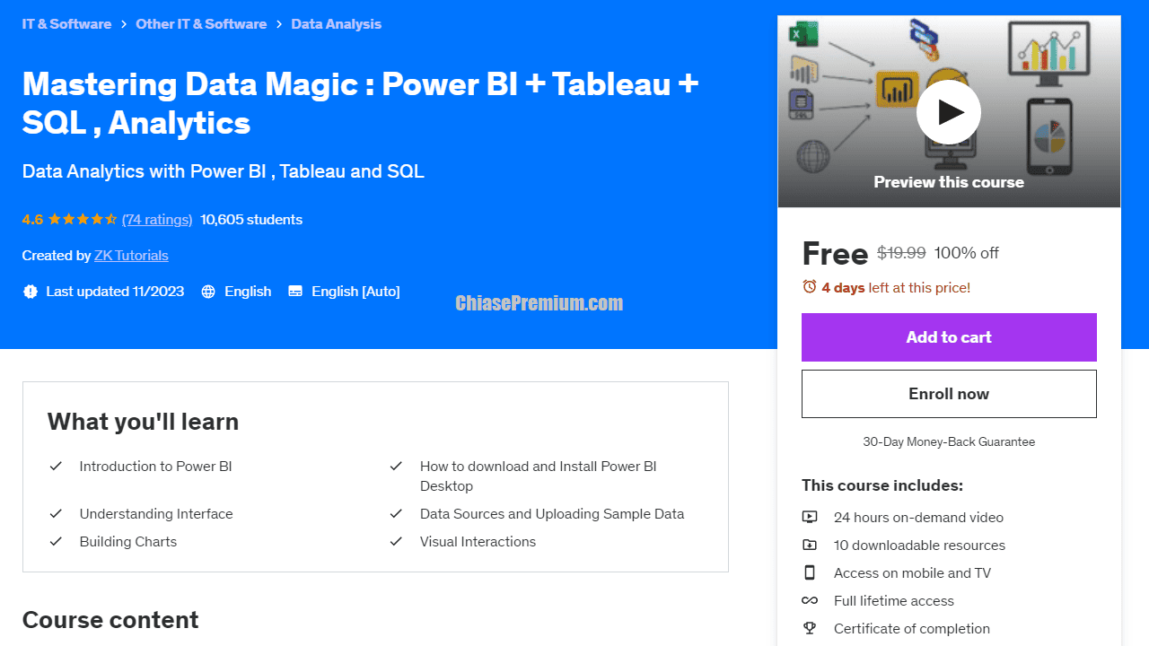 Mastering Data Magic : Power BI + Tableau + SQL , Analytics