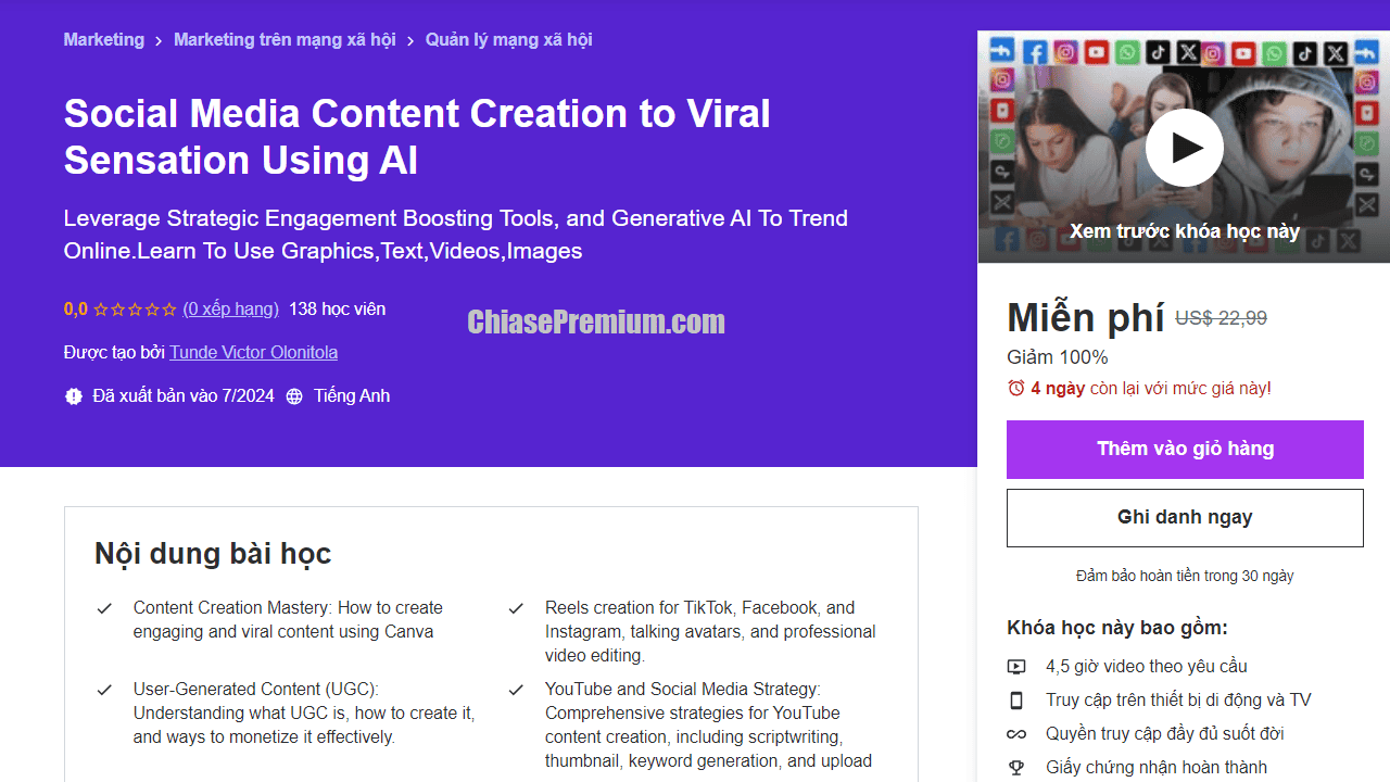 Social Media Content Creation to Viral Sensation Using AI