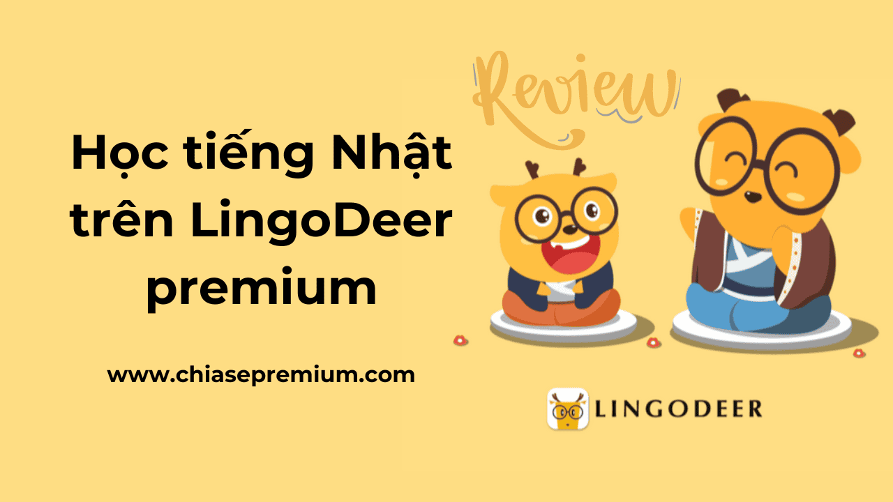 Review app học tiếng Nhật hay LingoDeer premium & LingoDeer plus