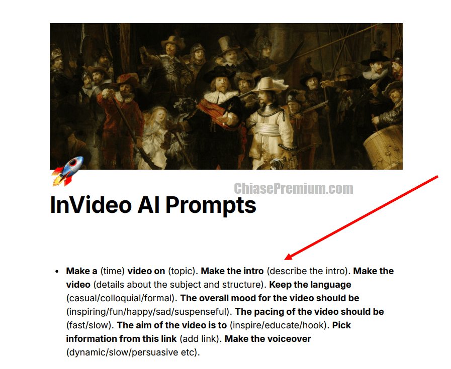 InVideo AI Prompts