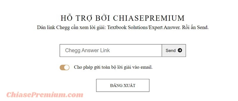 Dịch vụ hỗ trợ Xem đáp án trên Chegg nhanh chóng