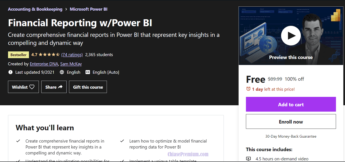 Financial Reporting w/Power BI