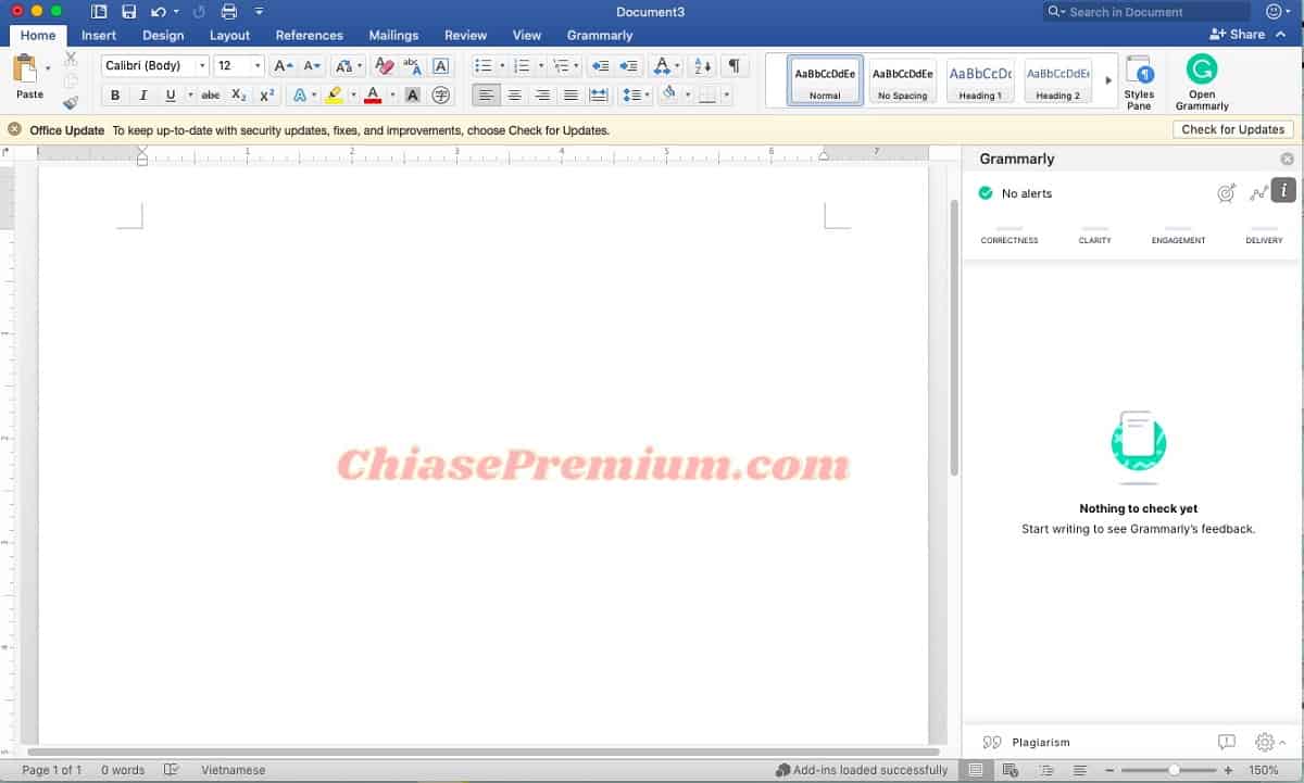 Hướng dẫn cài Grammarly cho Microsoft Word (tiếp theo)