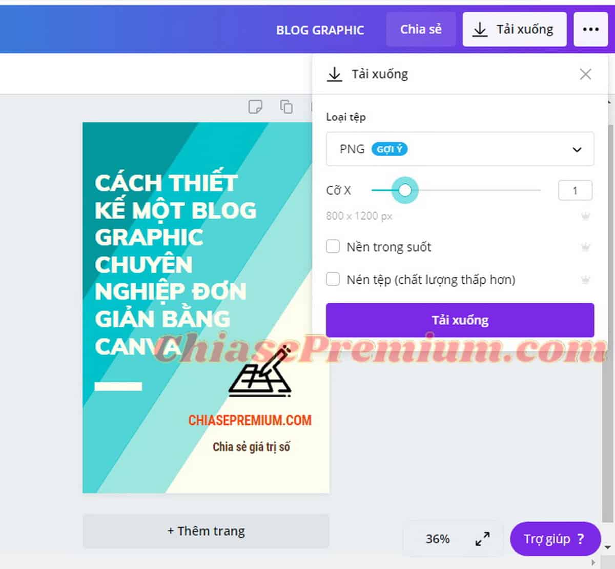 Cách sử dụng Canva để thiết kế đồ họa cho blog (tiếp theo)