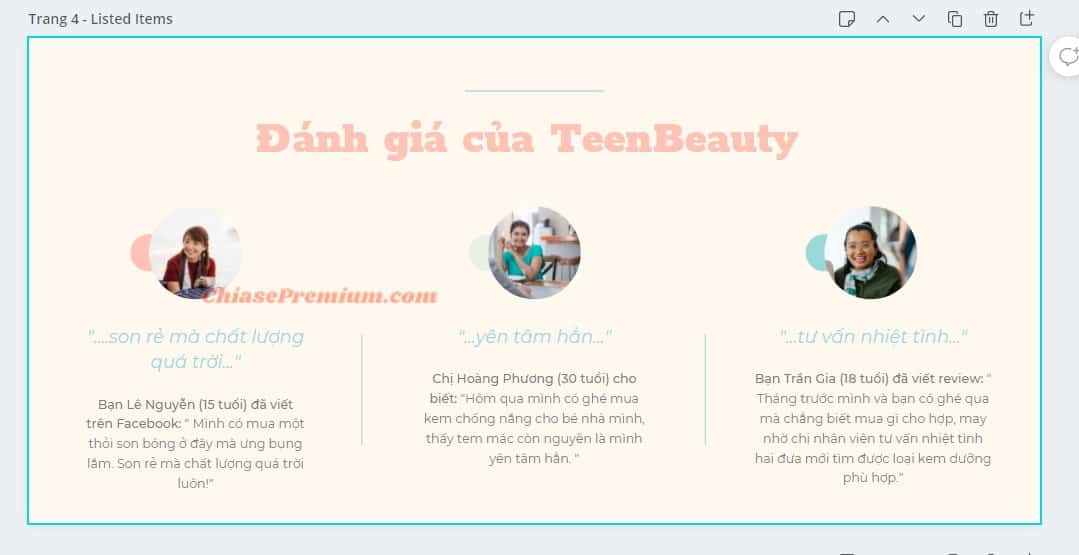 Cách tạo Landing Page cho website với Canva (tiếp theo)