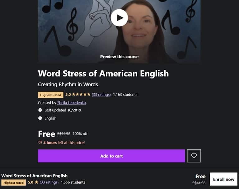 Word Stress of American English Creating Rhythm in Words
