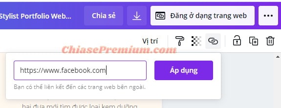 Cách tạo Landing Page cho website với Canva (tiếp theo)