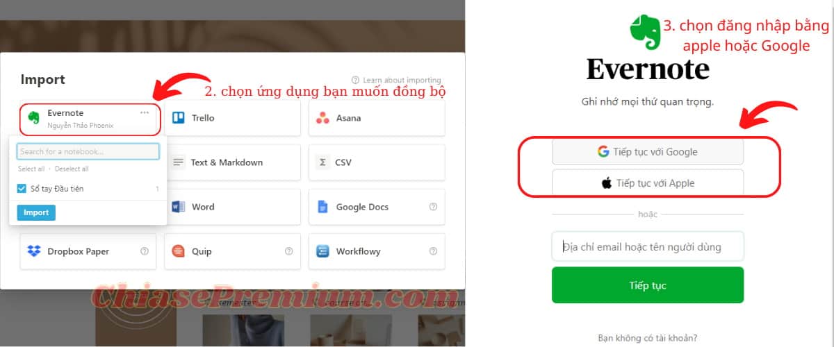 Hướng dẫn chuyển toàn bộ ghi chú từ Evernote sang Notion