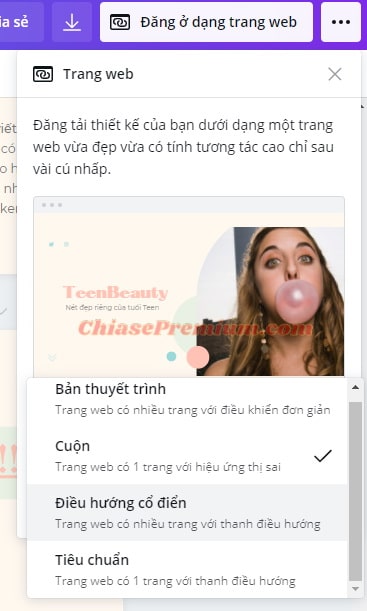 Cách tạo Landing Page cho website với Canva (tiếp theo)