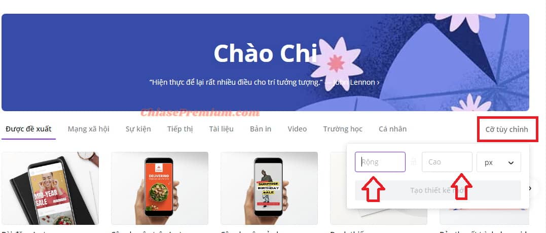 Cách làm ảnh thumbnail với Canva