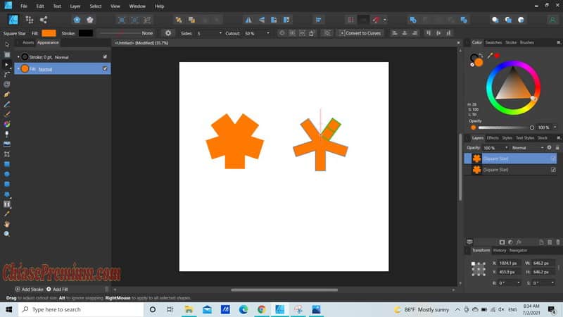 Hướng dẫn sử dụng Affinity Designer (tiếp theo)