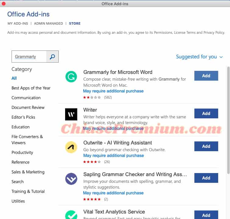 Hướng dẫn cài Grammarly cho Microsoft Word (tiếp theo)