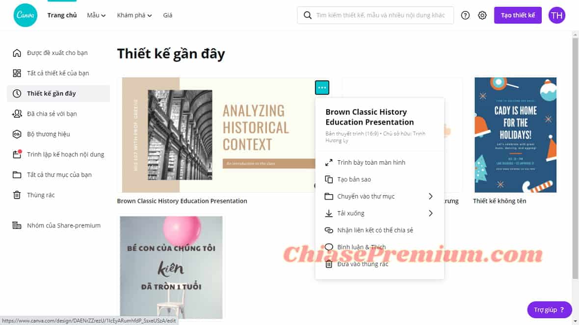 Thiết kế ảnh online không cần cài phần mềm với Canva (tiếp theo)