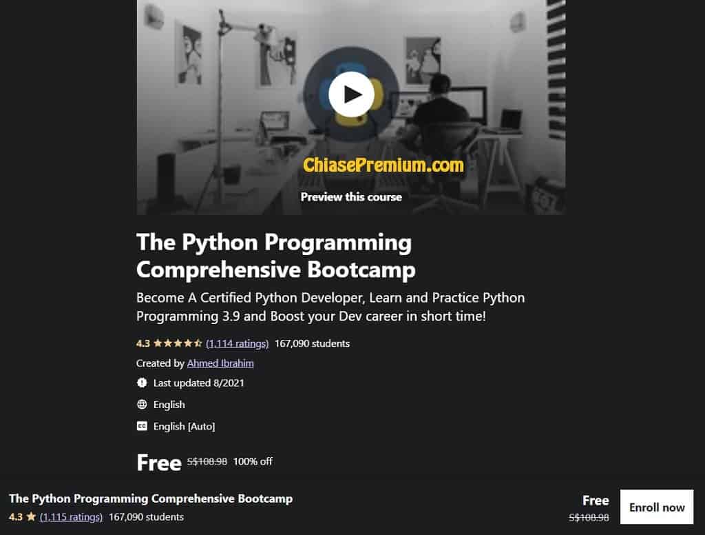 The Python Programming Comprehensive Bootcamp