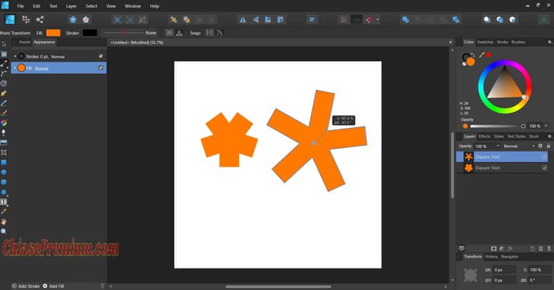 Hướng dẫn sử dụng Affinity Designer (tiếp theo)