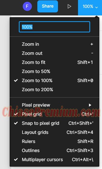Adjust your zoom and view options – Figma