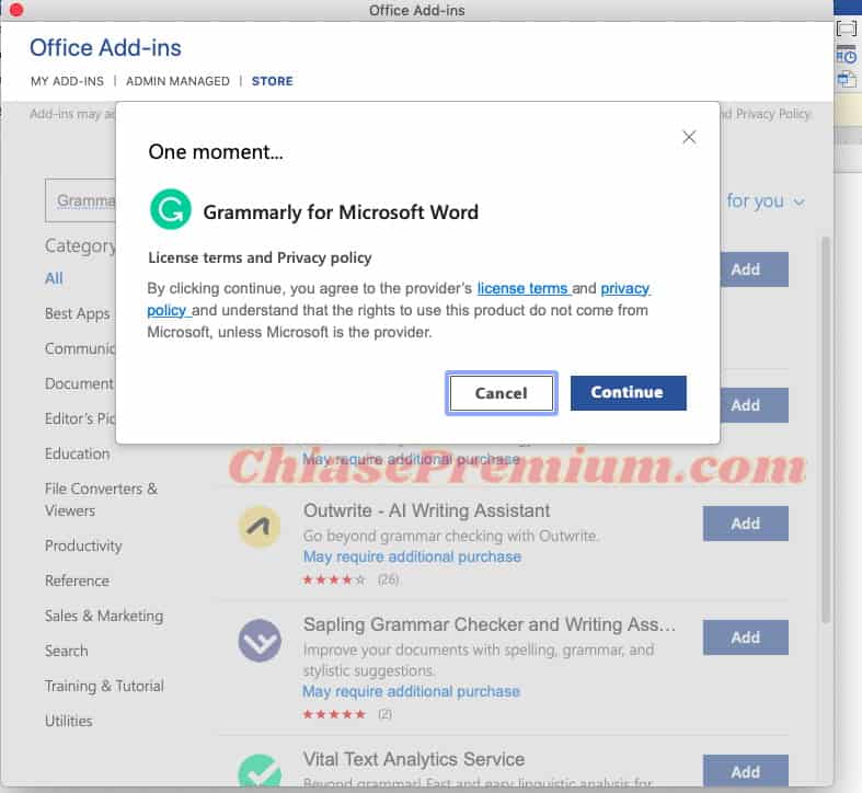 Hướng dẫn cài Grammarly cho Microsoft Word (tiếp theo)