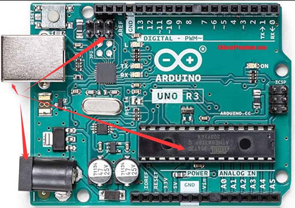 Một loại bo mạch Arduino (source: amazon.com)