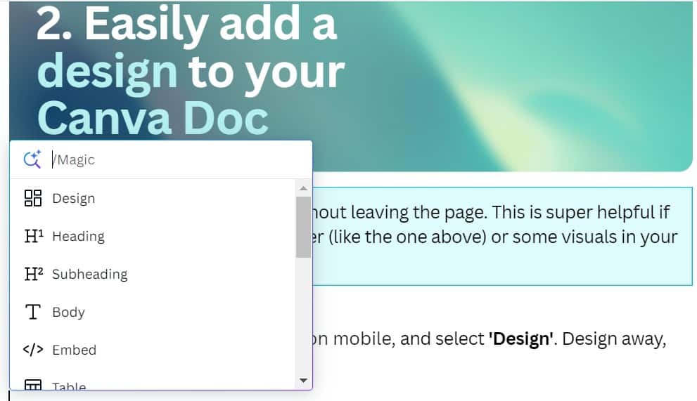 Canva Doc