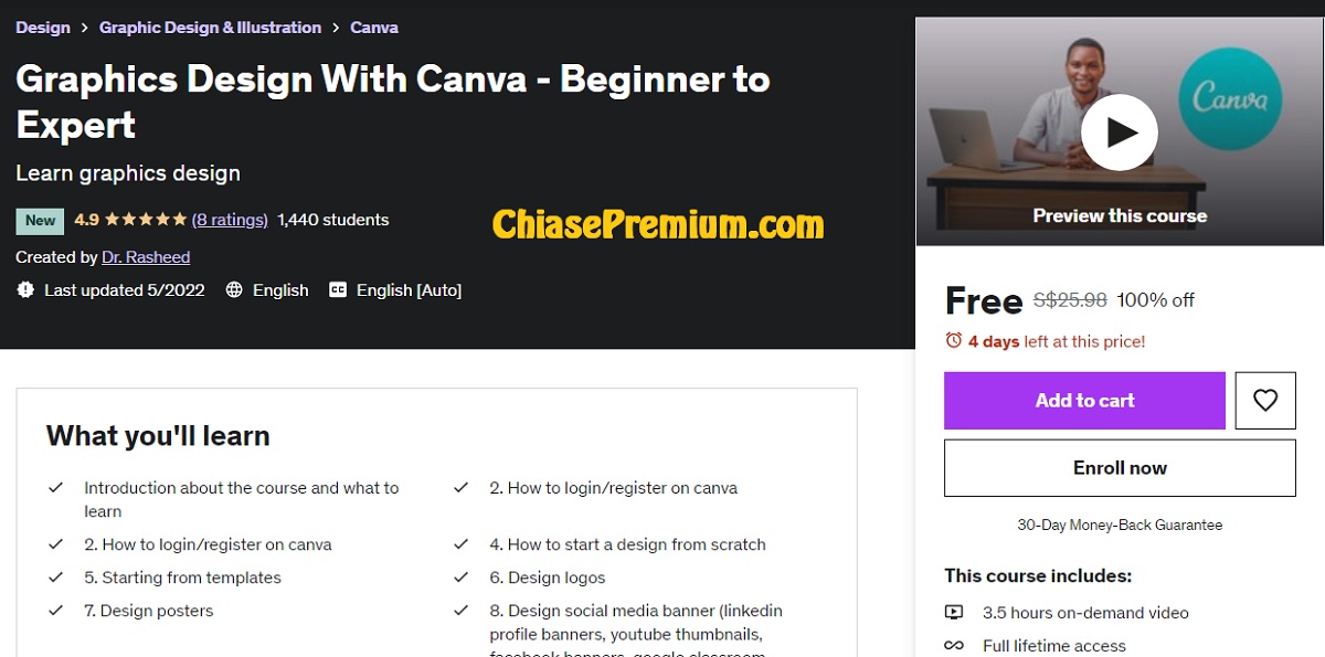 Graphics Design With Canva - Beginner to Expert