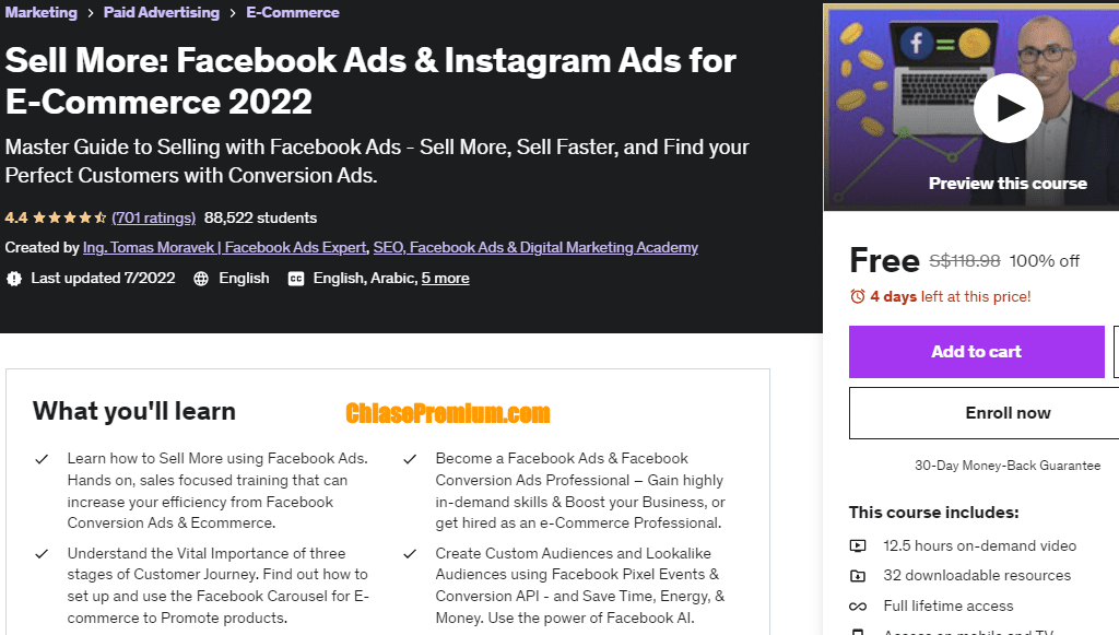 Sell More: Facebook Ads & Instagram Ads for E-Commerce 2022