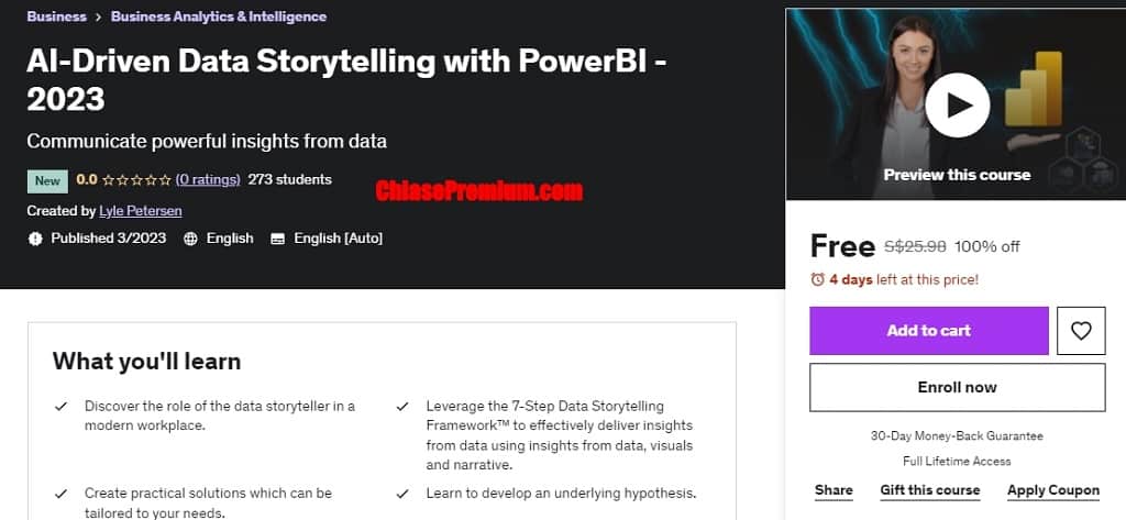 AI-Driven Data Storytelling with PowerBI - 2023