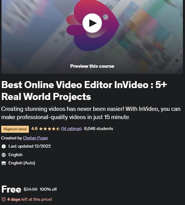 Best Online Video Editor InVideo : 5+ Real World Projects