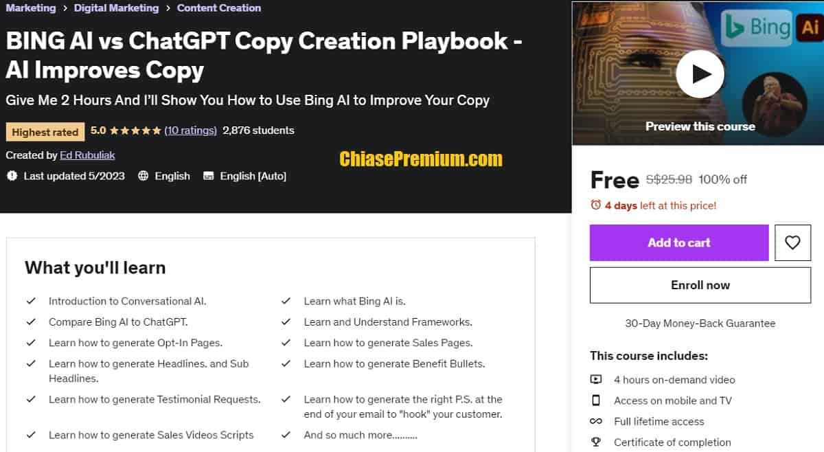 BING AI vs ChatGPT Copy Creation Playbook - AI Improves Copy