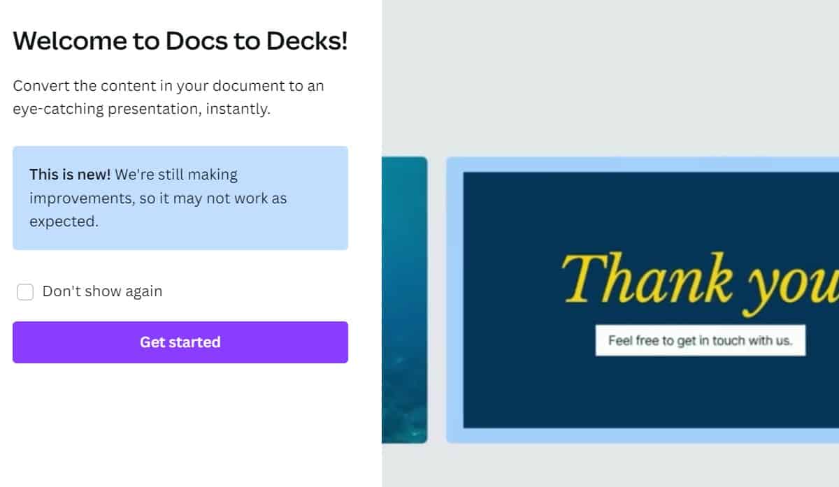 Canva Docs Features