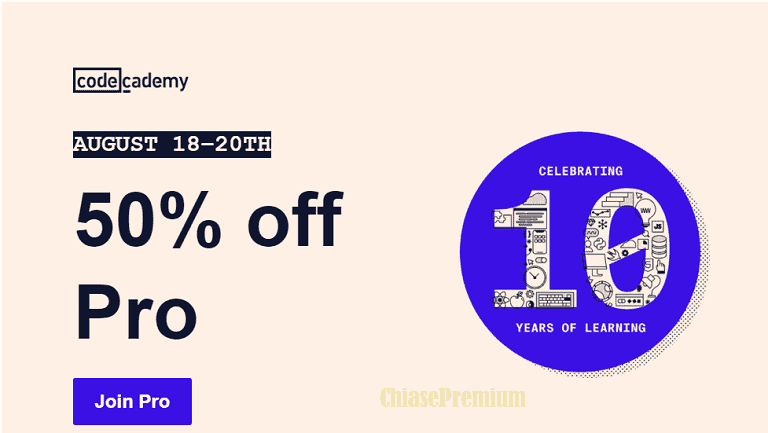 codecademy-50-percent-off-pro-10-years