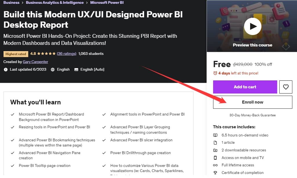 Build this Modern UX/UI Designed Power BI Desktop Report 