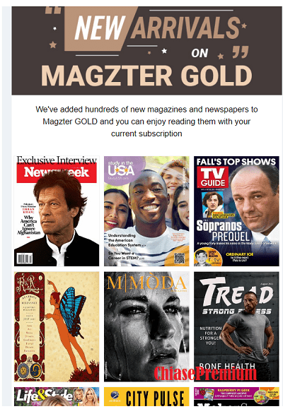 new magazines and newspapers are added to Magzter GOLD